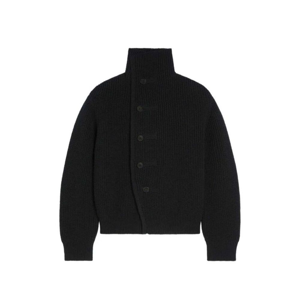 Dries Van Noten Men Chunky Wool Cardigan
